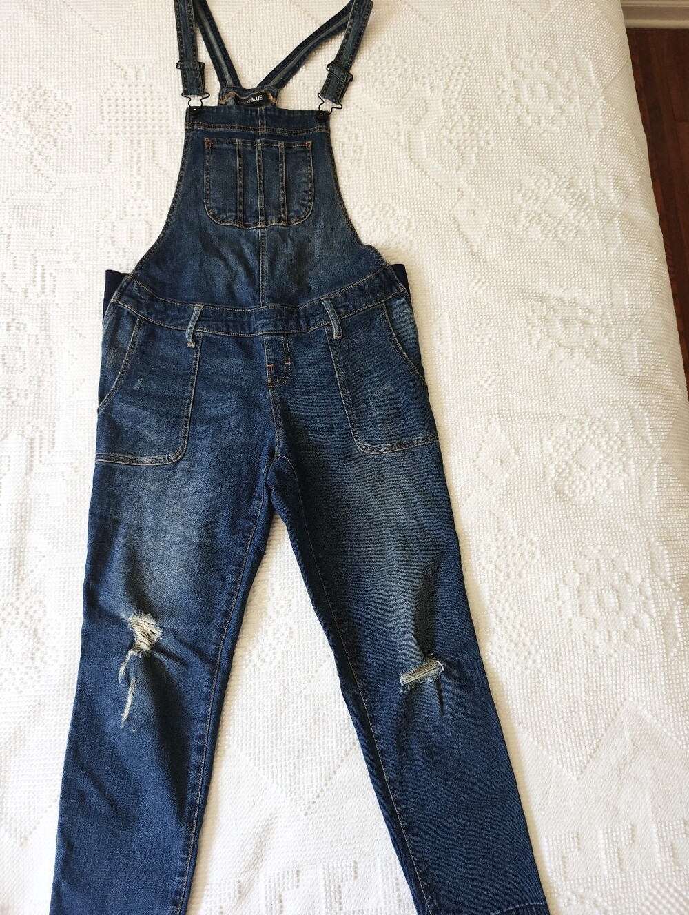 Maternity Denim Overalls